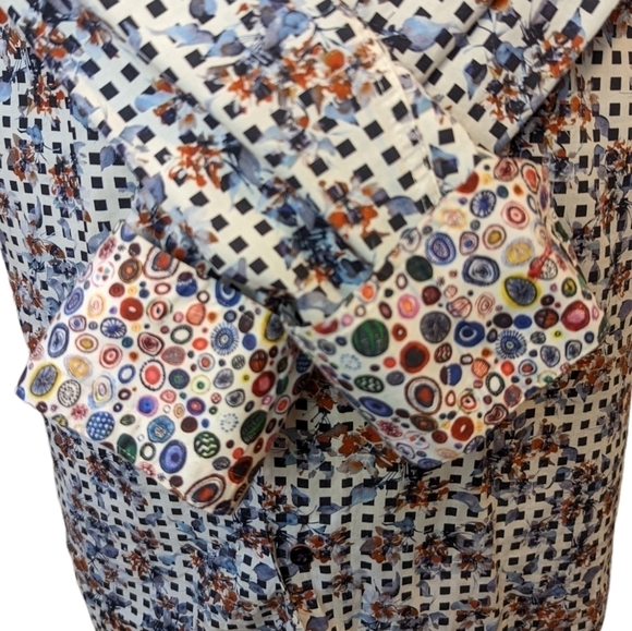 7 Downie St floral button front shirt XL - Picture 4 of 11